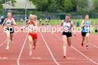 Womens Under-17s 100 metres, 2023 North Eastern Track and Field Champs., Middlesbrough Sports Village, Middlesbrough. Photo: David T. Hewitson/Sports for All Pics
